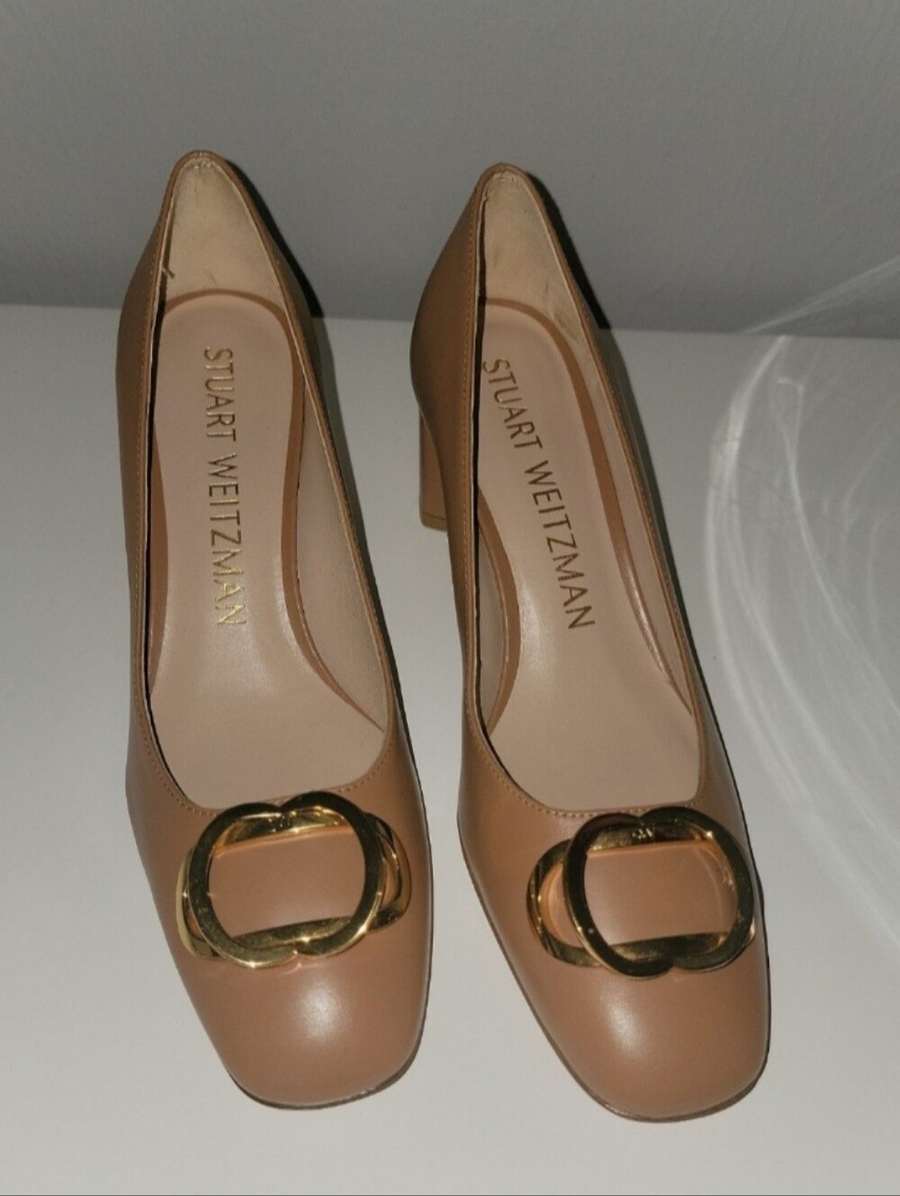 Stuart Weitzman Block Pumps